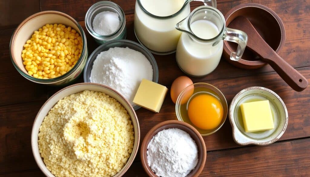 Cornbread ingredients