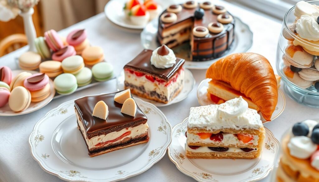 European desserts