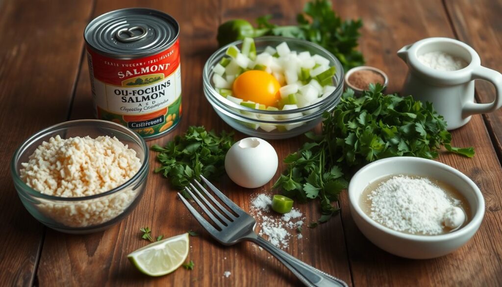 Old-style salmon patties ingredients