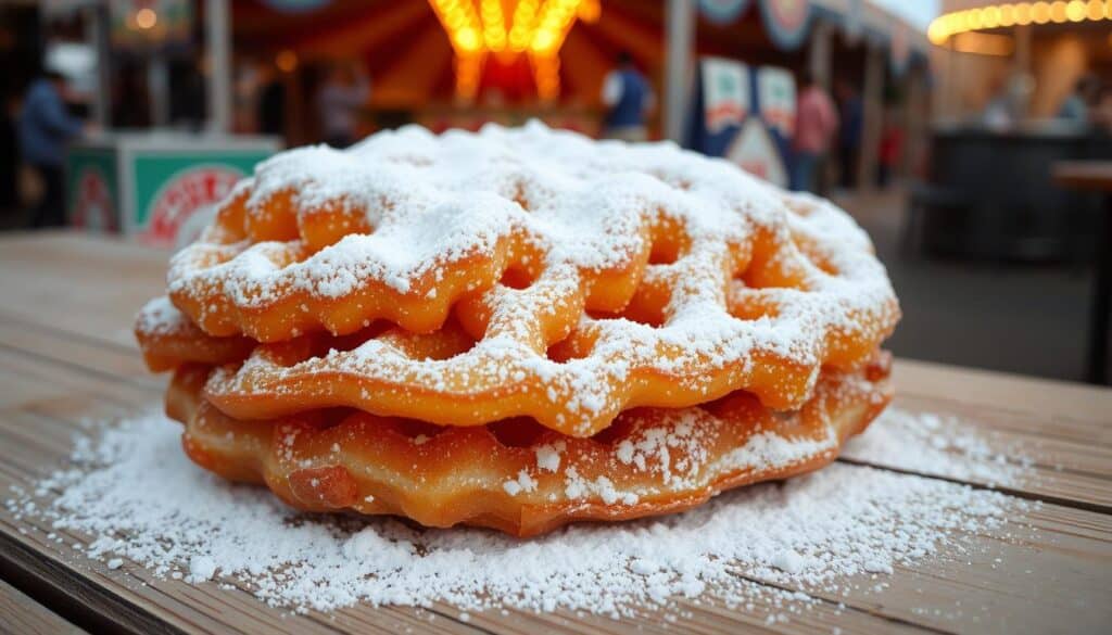 Powdered Sugar Funnel Cake