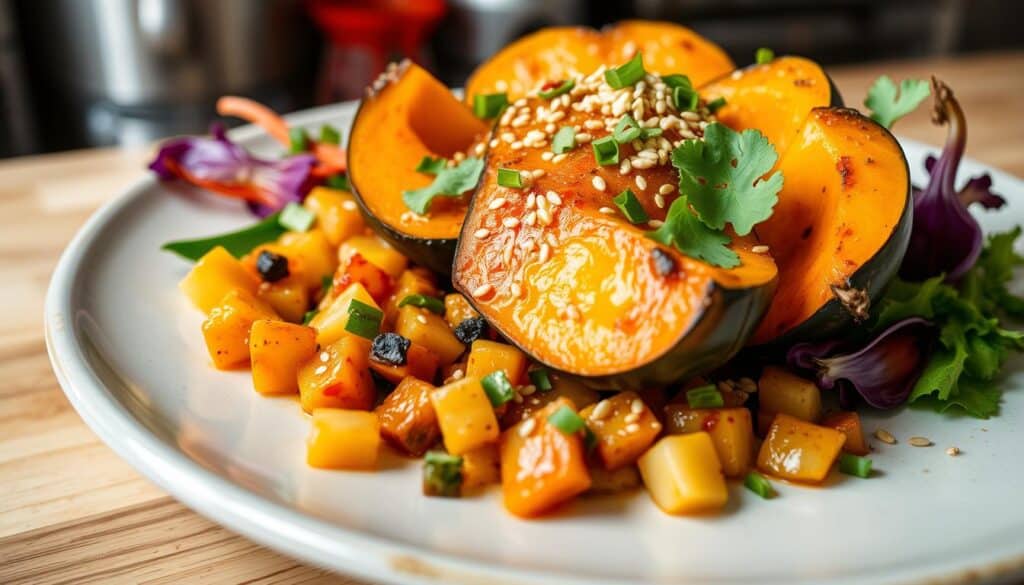 asian inspired squash cuisine