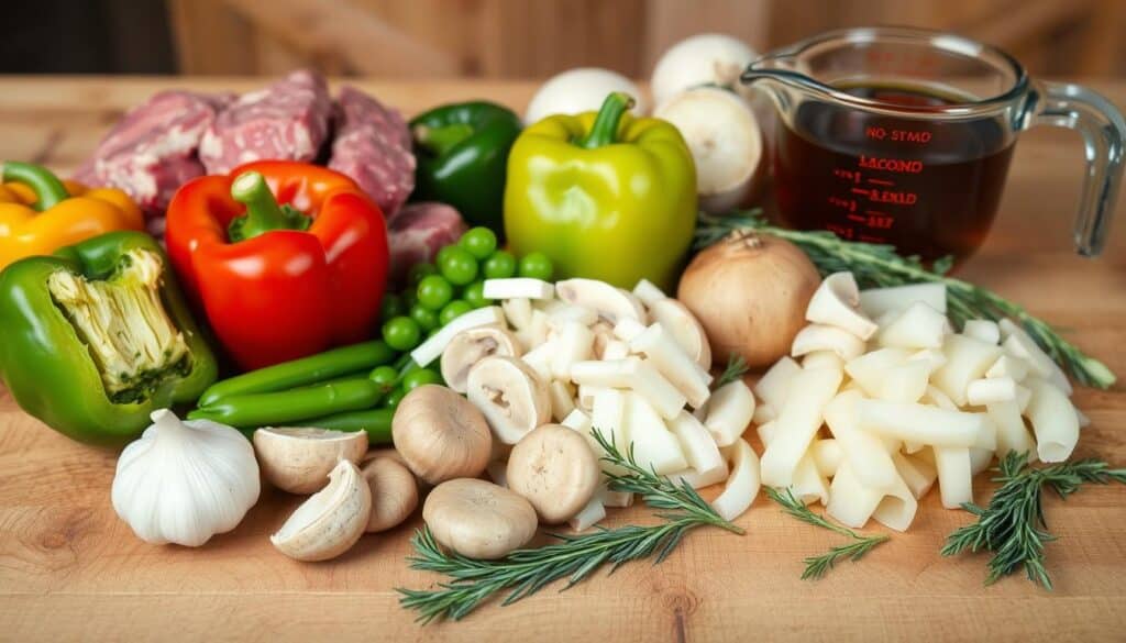 beef tips ingredients