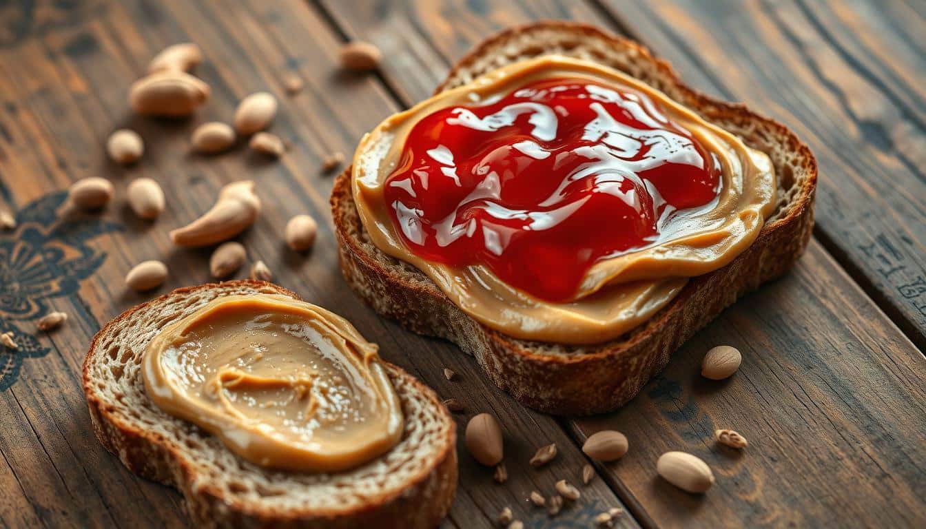 bread grain peanut butter and jelly recipe