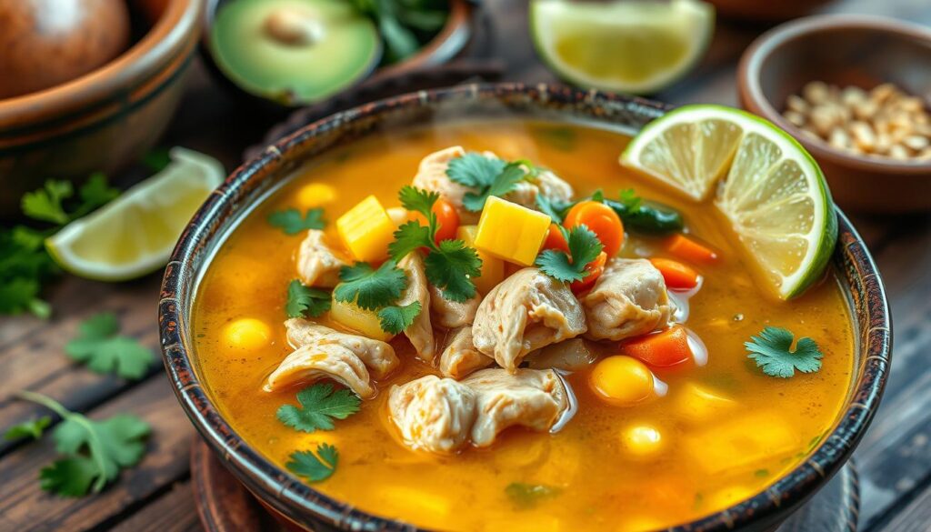 caldo de pollo broth