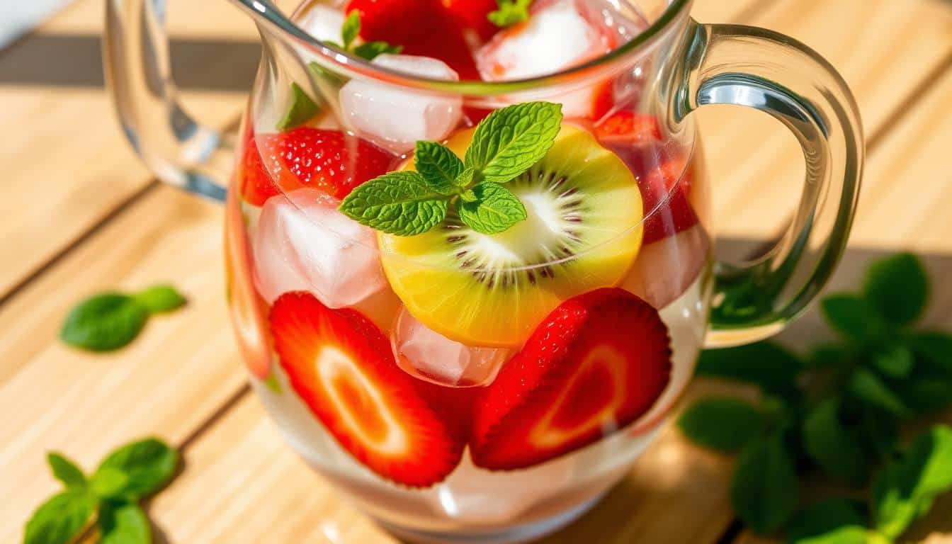 flavor water recipes strawberry and kiwi