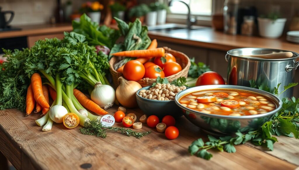 homemade soup ingredients