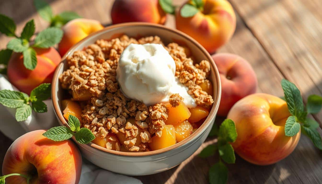 peach crisp recipe