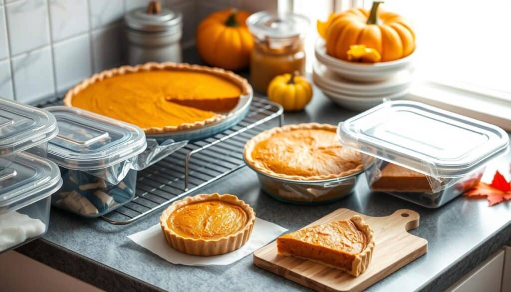 pumpkin pie storage