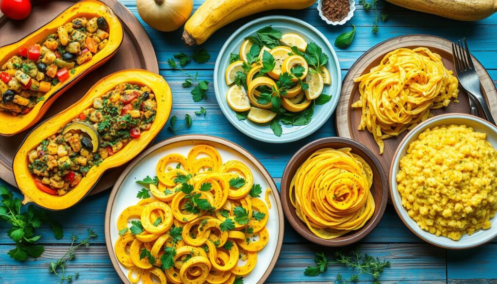 vegetarian squash meals