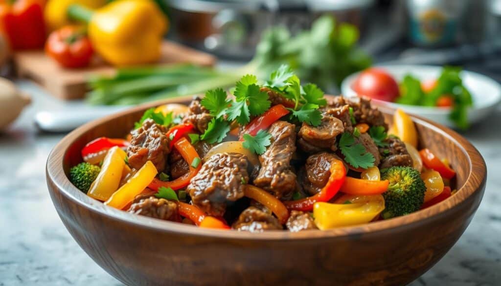 Beef Stir-fry vegetables