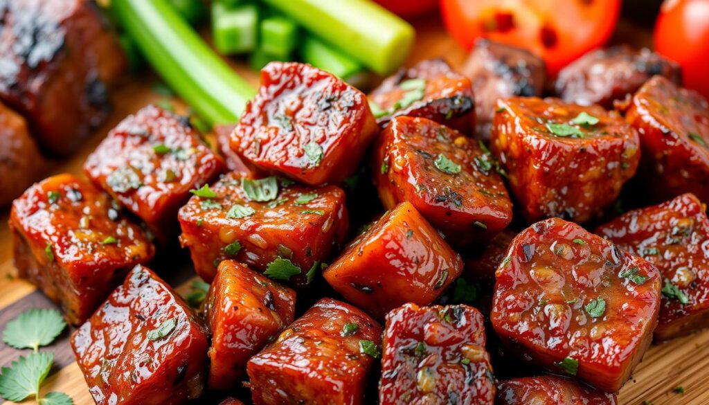 Marinated Steak Cubes