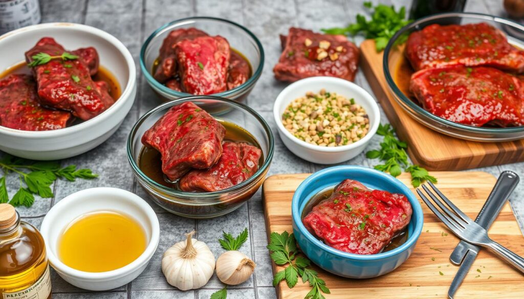 Marinating techniques for beef