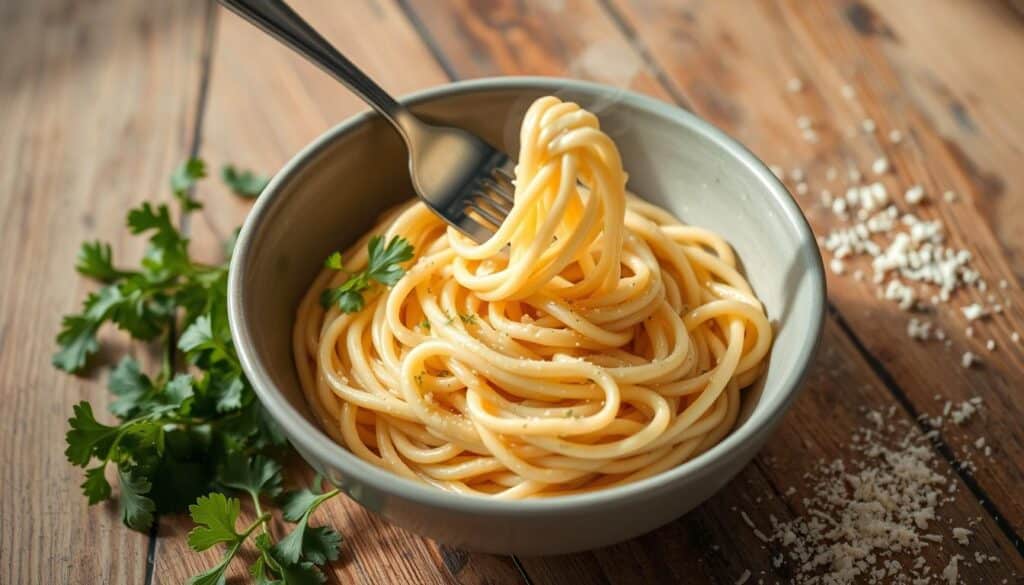 Reheating creamy pasta