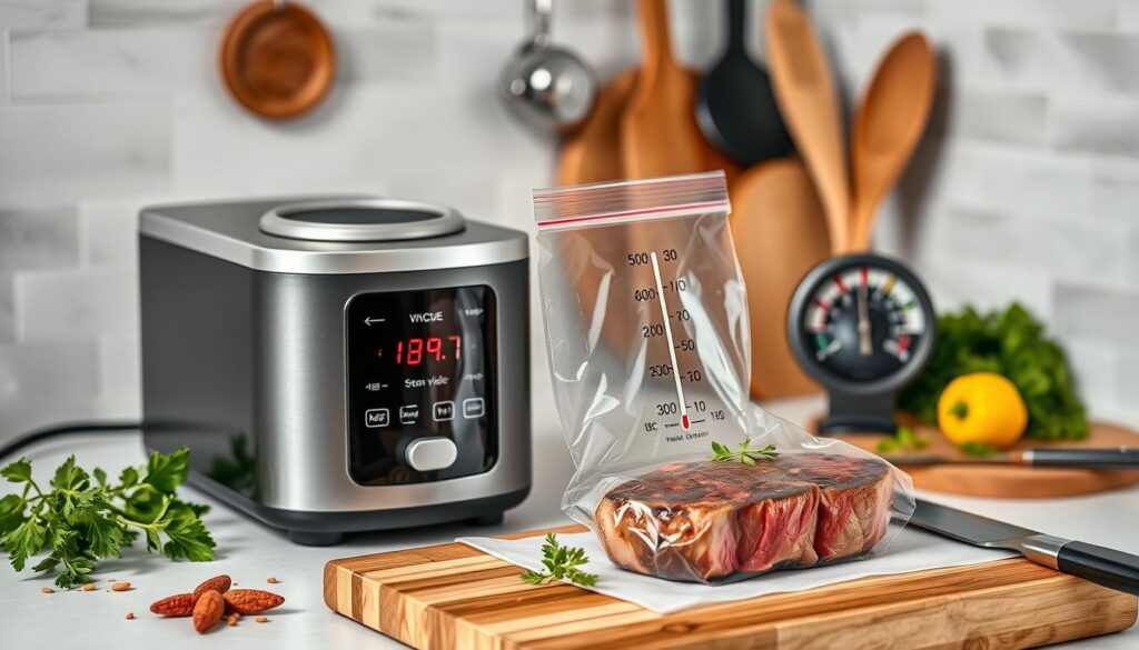 Sous vide temperature guide