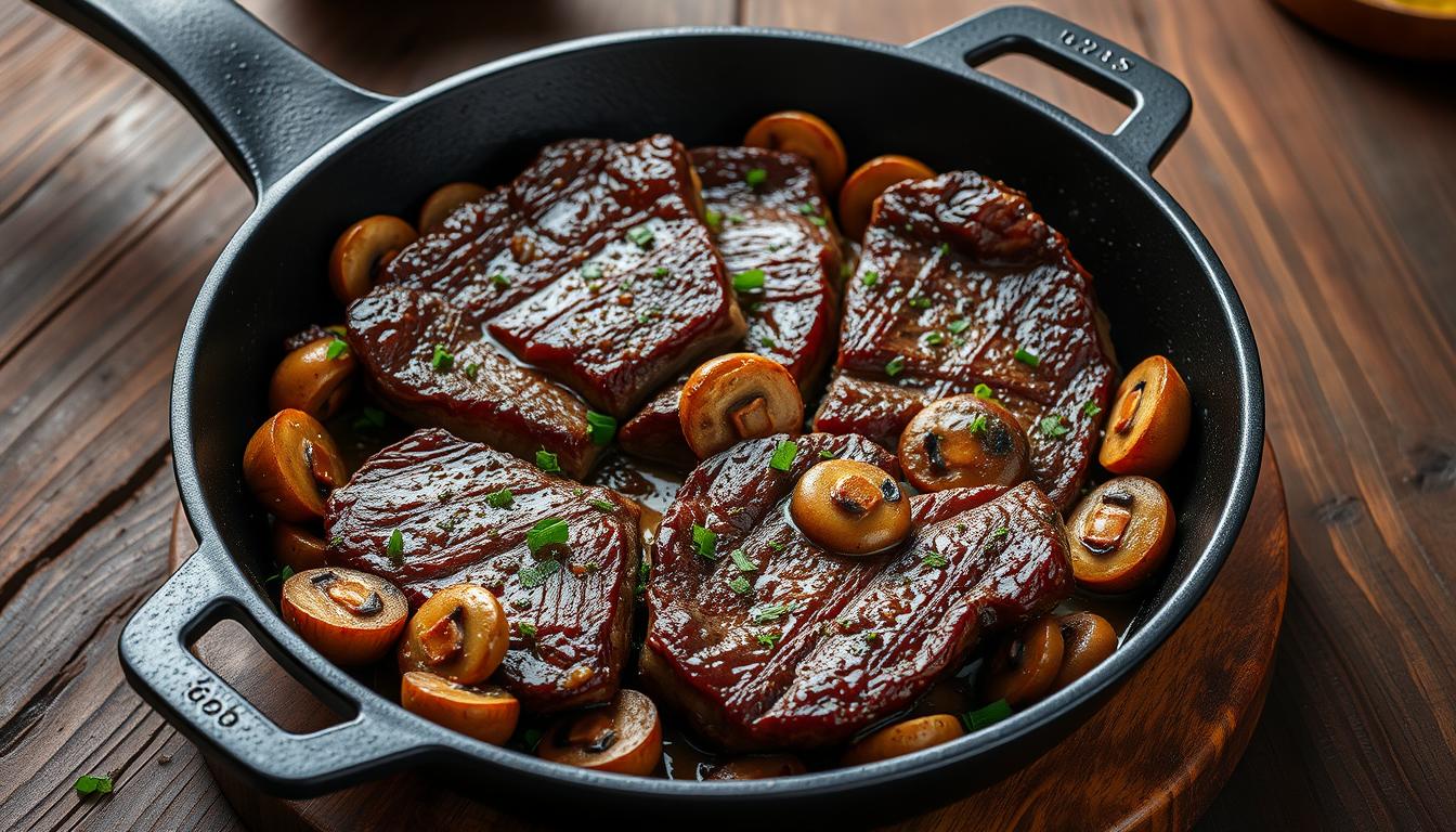 Steak & Mushrooms (Skillet-Style)