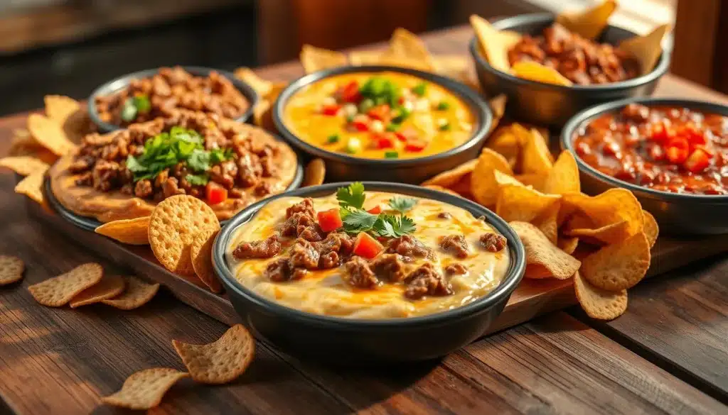 meat-infused dips